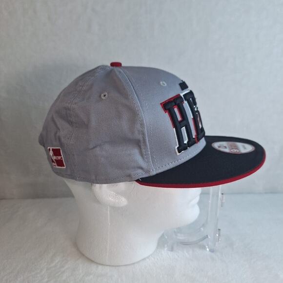 NBA Miami Heat Baseball Cap Snapback New Era 9Fifty Gray Black Red - Picture 5 of 8